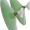 paire d appliques en tole emaillee verte