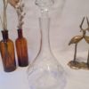 ancienne carafe en verre ou en cristal taille