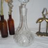 ancienne carafe en verre ou en cristal taille