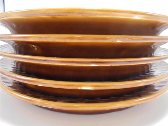 set de 5 assiettes sarreguemines france compartimentees