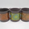 trio de mugs seventies