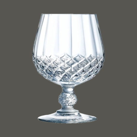 6 verres a cognac en cristal