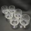 6 verres a cognac en cristal