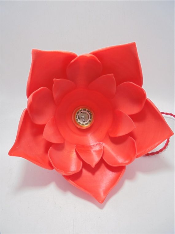 baladeuse fleur rouge