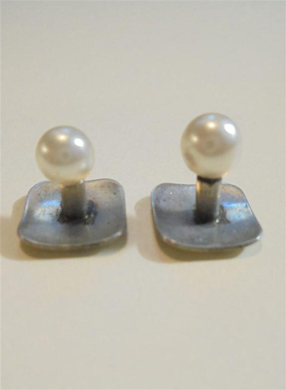 boutons de manchette femme perles