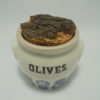 pot a olives vintage en gres