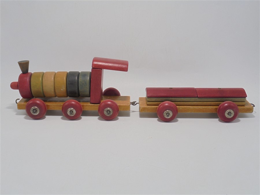 Petit Train en Bois Eco City - Jouets bois - EverEarth