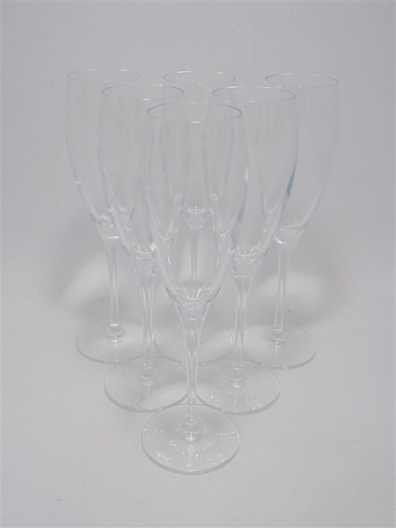 set de 6 flutes a champagne