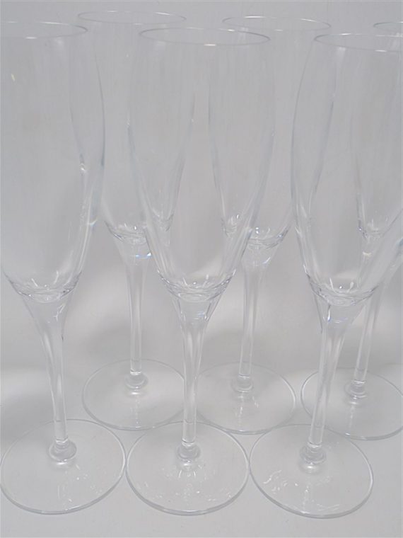 set de 6 flutes a champagne