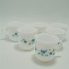 set de 6 tasses myosotis