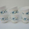 set de 6 tasses myosotis