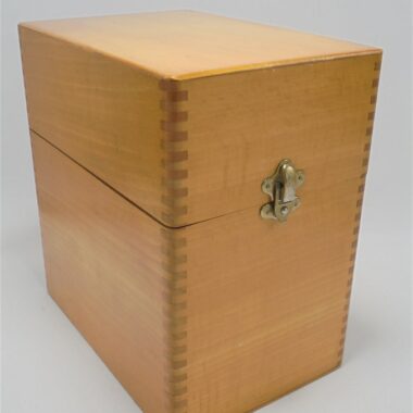 boite a fiches en bois