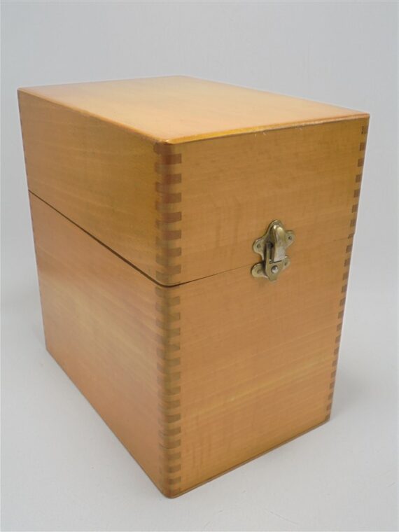 boite a fiches en bois