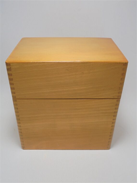 boite a fiches en bois
