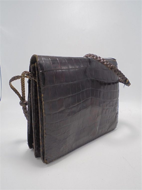 sac a main en cuir de crocodile