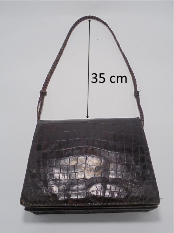 sac a main en cuir de crocodile