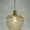 suspension vintage verre irise