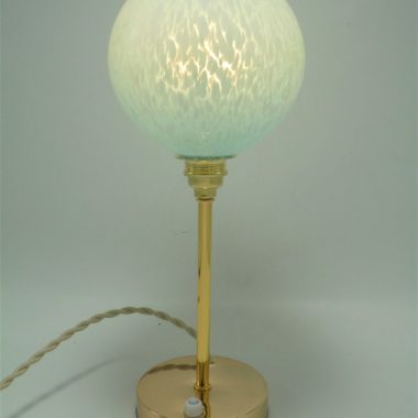 lampe globe verre de clichy