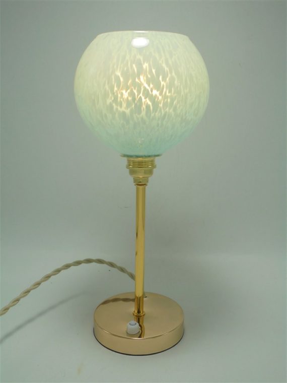 lampe globe verre de clichy