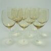 serie de 9 verres a pied