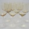 serie de 9 verres a pied