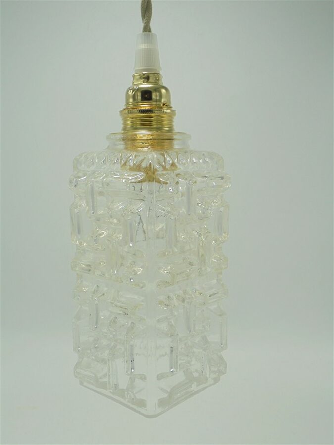 suspension ou baladeuse globe vintage