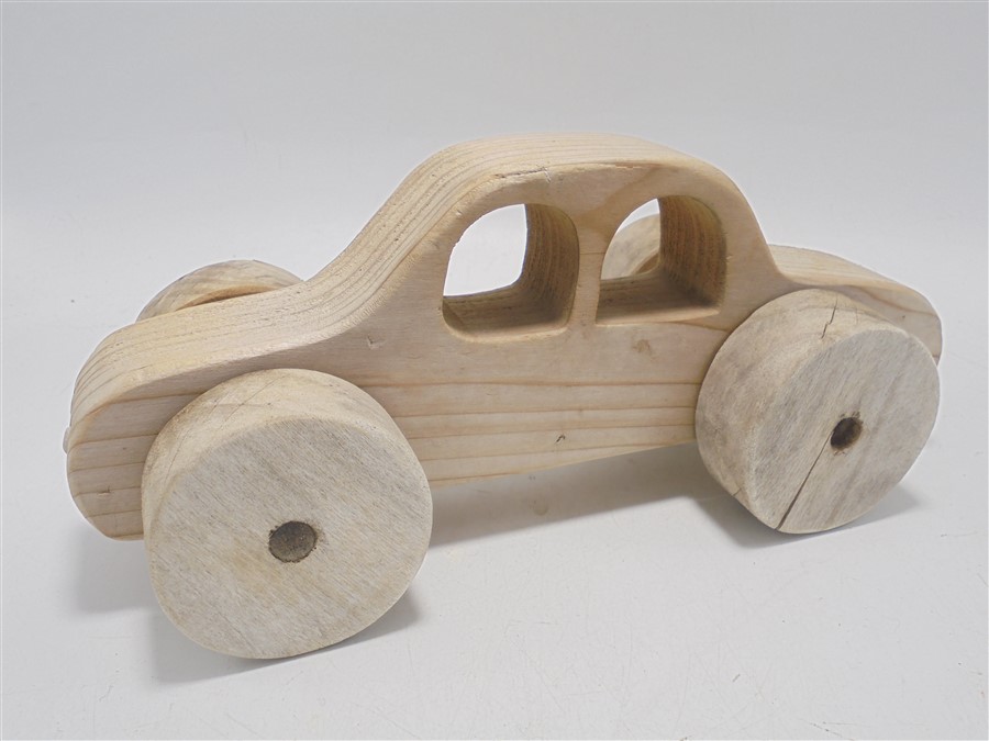 ancien jouet voiture en bois