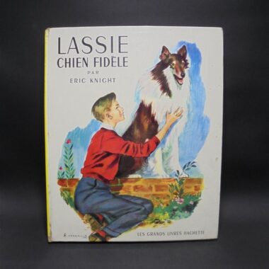 ancien livre lassie chien fidele par eric knight