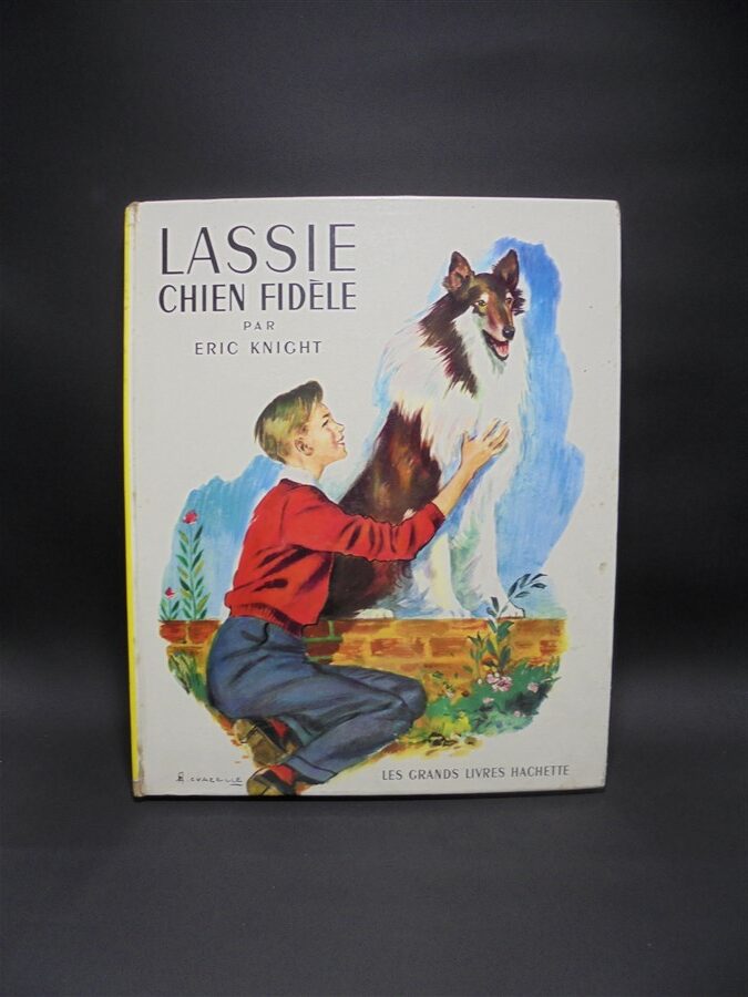 ancien livre lassie chien fidele par eric knight