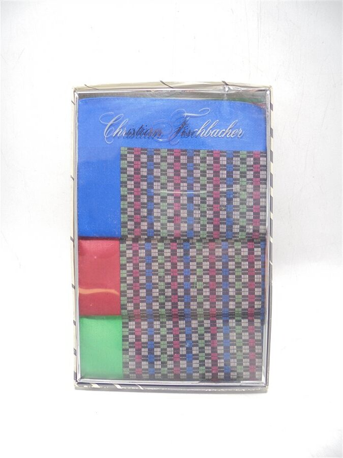 set de 3 mouchoirs vintage neufs