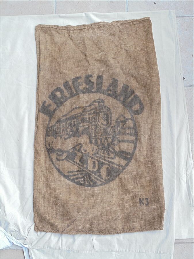 Ancien sac en toile de jute Friesland
