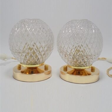 Paire de petites lampes