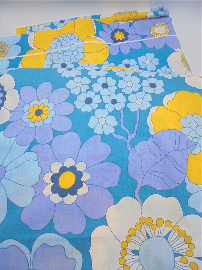 parure de lit fleurie vintage 180x280