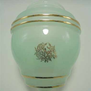 ancien globe art deco decor floral