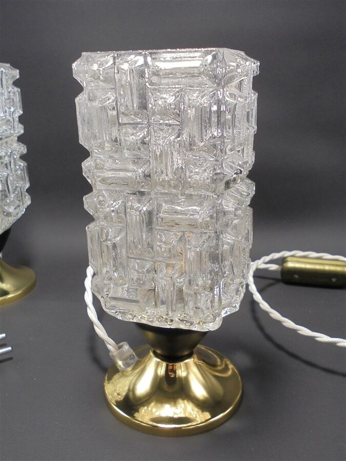 paire de lampes de chevet vintage