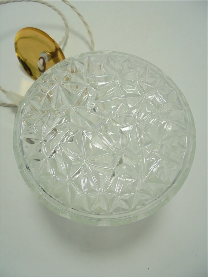 suspension globe en verre