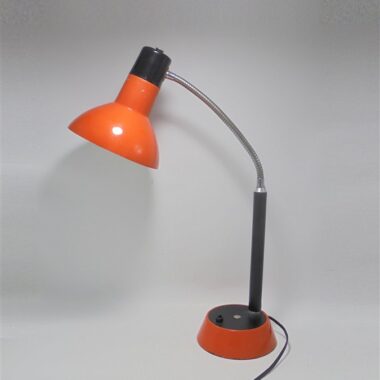 lampe de bureau vintage orange