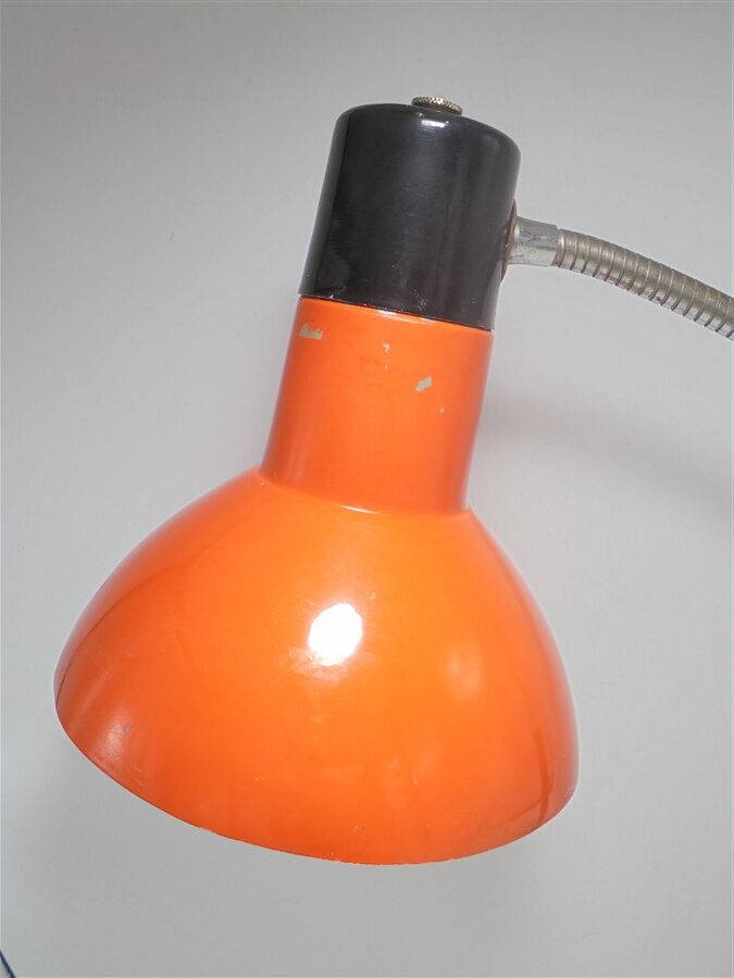 lampe de bureau vintage orange