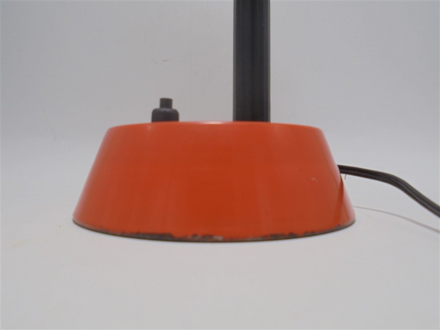 lampe de bureau vintage orange