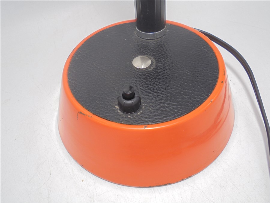 lampe de bureau vintage orange