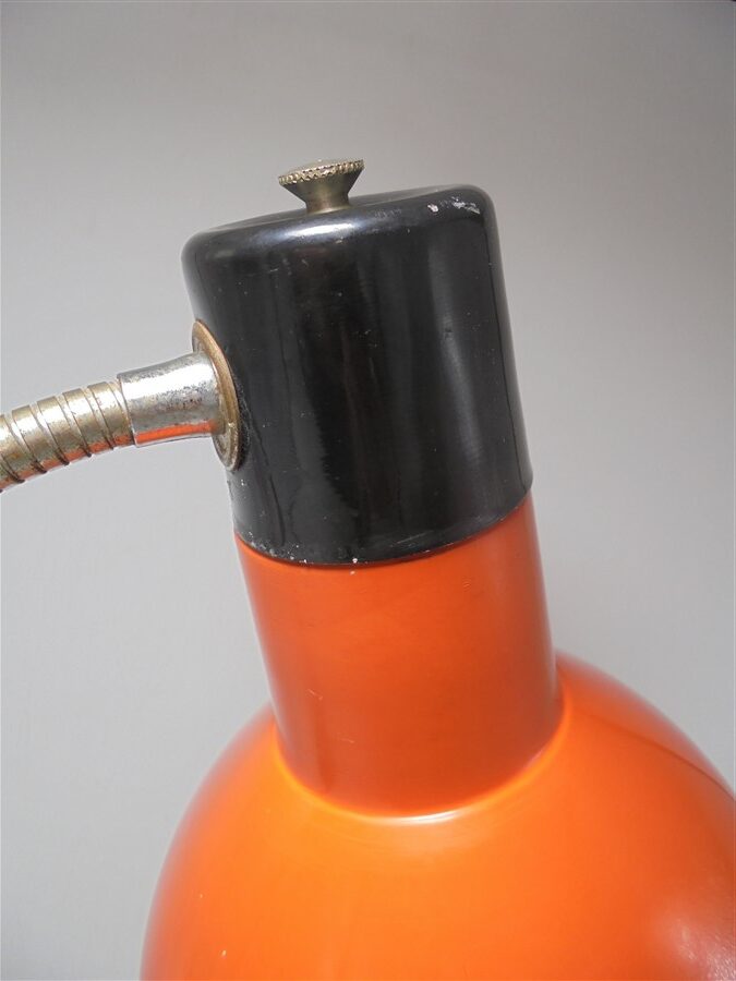 lampe de bureau vintage orange