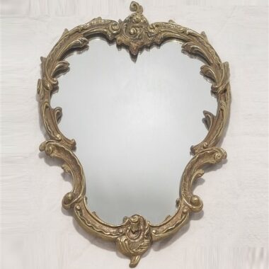 miroir rococo en laiton