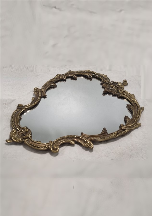 miroir rococo en laiton