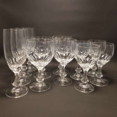 service de verres en cristal 12 pieces