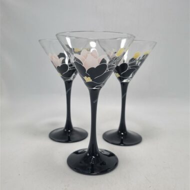 trio de verres a martini