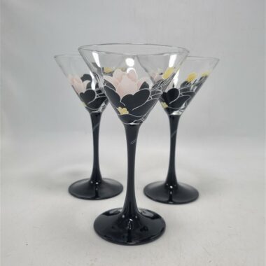 trio de verres a martini