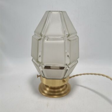 Lampe ancien globe art deco