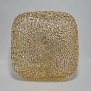 plafonnier style art deco verre irise