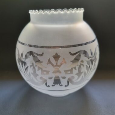 Globe de remplacement en verre satiné
