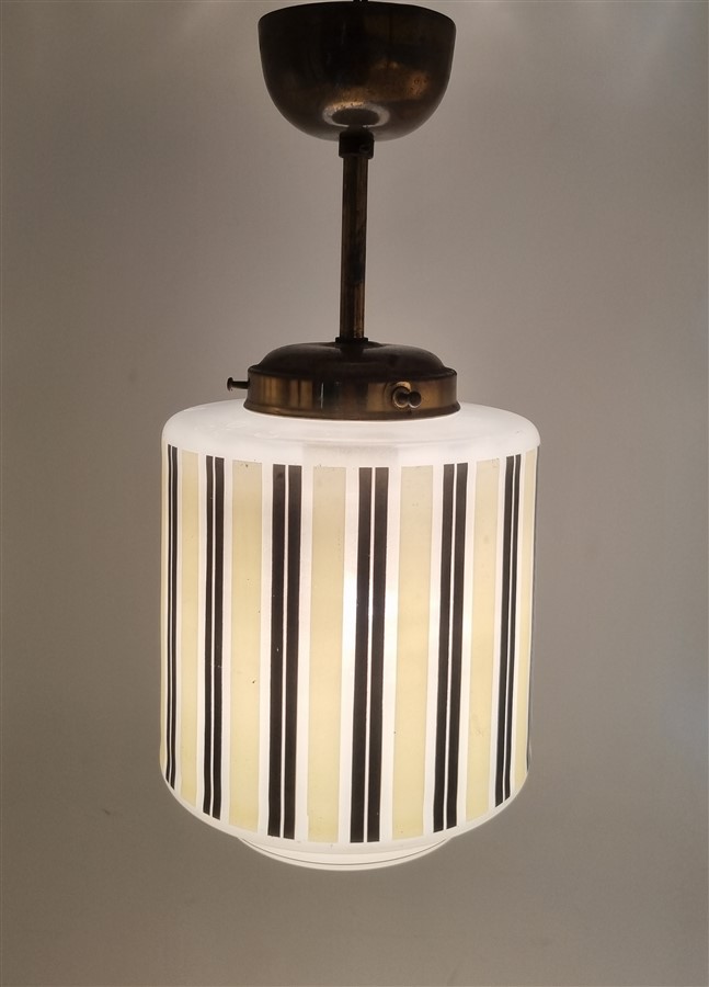 Lustre plafonnier vintage années 50